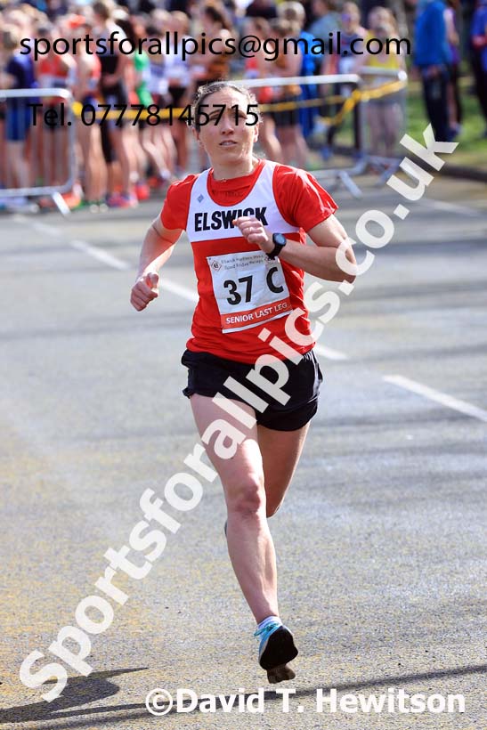 Senior womens 2024 Elswick Harriers Good Friday Relays, Newburn, Newcastle Upon Tyne  Photo: David T. Hewitson/Sports for All Pics
